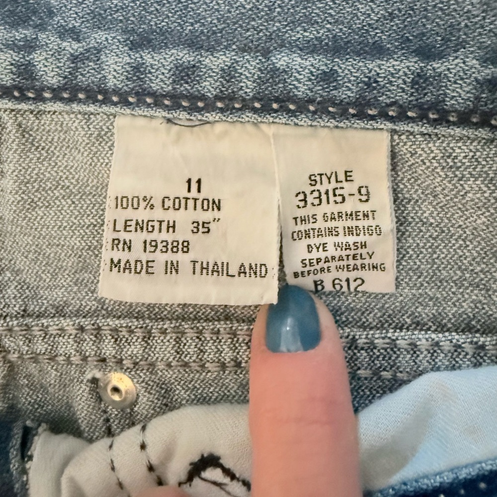 Vintage 80s Brittania High Rise Straight Leg Jeans, Women's 4-6, Medium Indigo - Picture 6 of 7